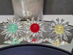 Swarovski Beeldjes Margriet trio Rood, Geel en Groen Kristal, Ophalen of Verzenden, Zo goed als nieuw, Figuurtje