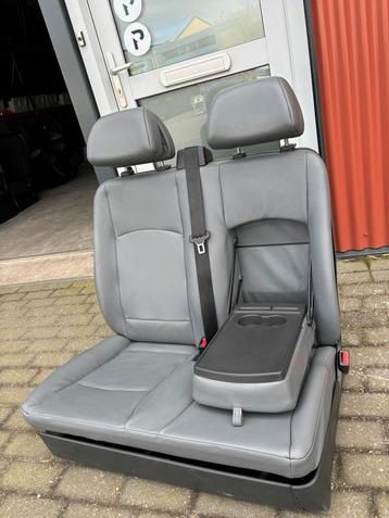 stoelen bank 2persoons mercedes vito w639 kunstleder grijs beschikbaar voor biedingen