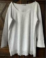 Witte top, shirt, longsleeve; AJC; kleine 50, 46 / 48; NIEUW, Nieuw, Shirt of Top, Ophalen of Verzenden, Wit