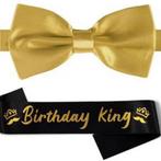 Sjerp Birthday King goud of zwart, Verjaardag, Nieuw, Struikheide 64,3069lj rotterdam, Ophalen of Verzenden