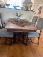Uitschuifbare antieke eettafel, Ophalen