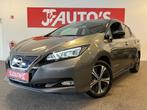 Nissan LEAF e+ TEKNA 62 kWh LEER, NAVIGATIE/CAMERA, CRUISE,, Auto's, Nissan, Te koop, Zilver of Grijs, 5 stoelen, Hatchback