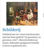 Schilderij naar Jan Steen, Antiek en Kunst, Ophalen of Verzenden