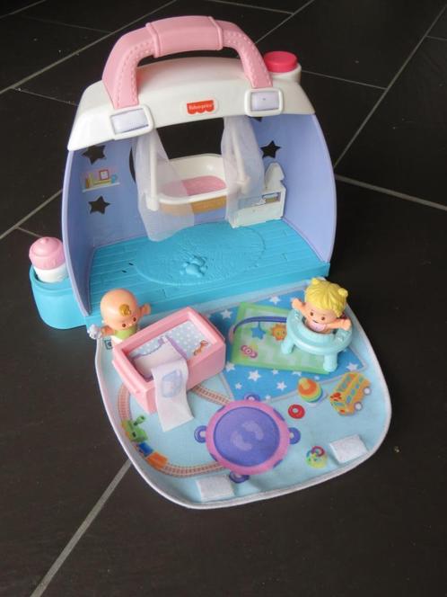 Fisher Price Little People Babies kinderkamer, Meeneemkoffer, Kinderen en Baby's, Speelgoed | Fisher-Price, Zo goed als nieuw