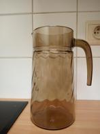 Waterkan - Fumé glas - Jaren '70 - ROOKGLAS - zgan, Verzenden