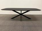 Deens ovale eettafel Fenix Nero Ingo 240x100, 100 tot 150 cm, 200 cm of meer, Ophalen of Verzenden, Zo goed als nieuw