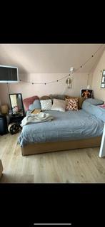 Ikea malm bed 140 eiken zonder hoofdbord met 2 lades, Huis en Inrichting, Slaapkamer | Bedden, 190 cm of minder, Ophalen of Verzenden