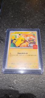 Pikachu McDonald's Promo Kaart Japans, Ophalen of Verzenden, Nieuw, Losse kaart