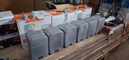 6x JBL one control. versterker, cd speler, dvd speler, Audio, Tv en Foto, Luidsprekers, Gebruikt, Front, Rear of Stereo speakers