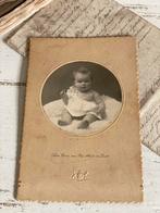 Brocante oude foto hard karton, Ophalen of Verzenden