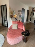 Roze velvet toya lounge passe partout, Huis en Inrichting, Fauteuils, Ophalen