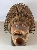 250932 Groot Afrikaans Bakongo Nkisi Nkondi hond uit Kongo, Antiek en Kunst, Ophalen of Verzenden