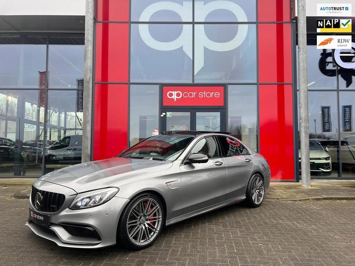 Mercedes-Benz C-klasse AMG 63 Premium Panorama/Memory/Night, Auto's, Mercedes-Benz, Bedrijf, Te koop, C-Klasse, 360° camera, ABS