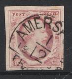 2 1852 Stempel Amersfoort, Postzegels en Munten, Postzegels | Nederland, Ophalen of Verzenden, T/m 1940, Gestempeld