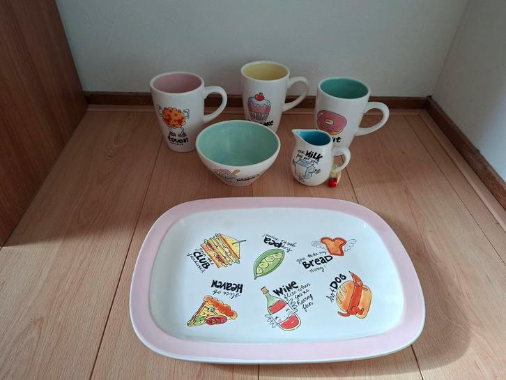 Blond Amsterdam servies Blondelicious lijn, Huis en Inrichting, Keuken | Servies, Zo goed als nieuw, Blond Amsterdam, Aardewerk