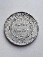 Kwart gulden 1840 nl indië, Ophalen of Verzenden, Koning Willem I, 25 cent