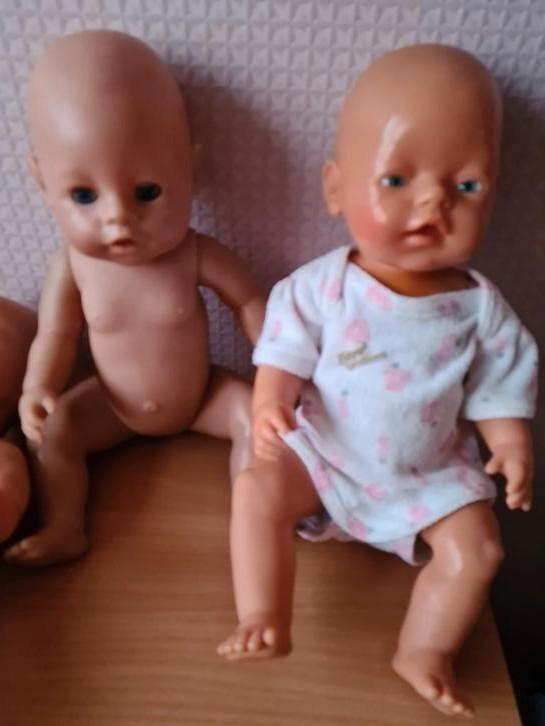 Babyborn poppen,  bedje, maxicosi, Verzamelen, Poppen, Zo goed als nieuw, Pop, Ophalen of Verzenden