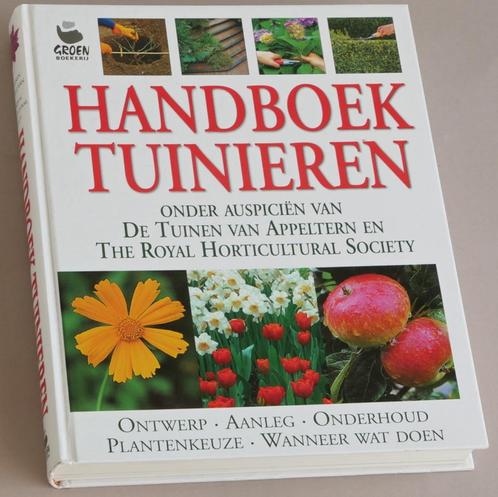 Handboek tuinieren. Ontwerp, aanleg, onderhoud, e.m., Boeken, Wonen en Tuinieren, Zo goed als nieuw, Tuinieren en Tuinplanten