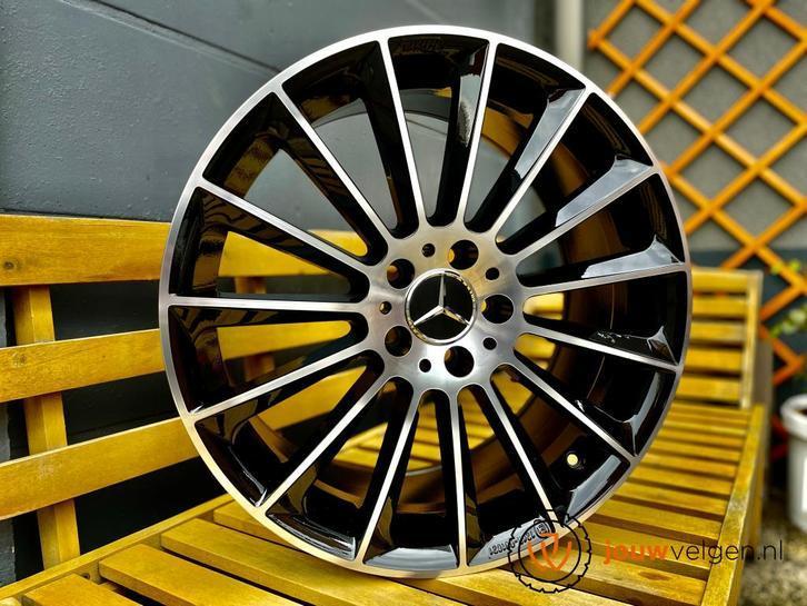 Mercedes A B C CLA E GLA klasse velgen 18 19 20 inch black, Auto-onderdelen, Banden en Velgen, Velg(en), 18 inch, Personenwagen