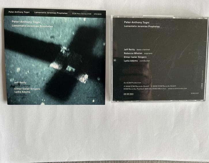 CD - Peter-Anthony Togni - Lamentatio, Cd's en Dvd's, Cd's | Klassiek, Zo goed als nieuw, Vocaal, Modernisme tot heden, Verzenden