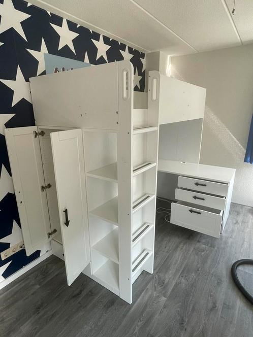 IKEA Smastad hoogslaper met buro, Kinderen en Baby's, Kinderkamer | Stapelbedden en Hoogslapers, Gebruikt, Hoogslaper, Ophalen