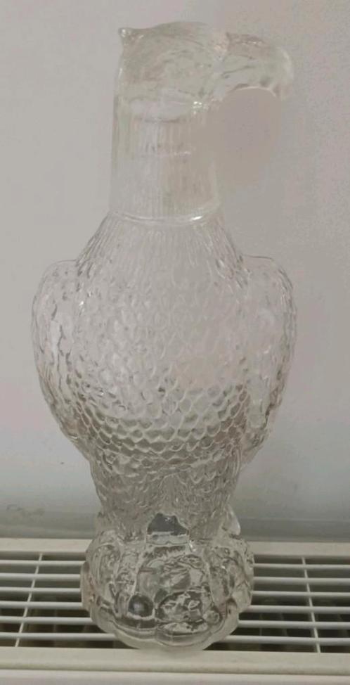 Decoratieve Italiaanse ? Adelaars fles valk adelaar met stop, Antiek en Kunst, Antiek | Glas en Kristal, Ophalen of Verzenden