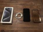 iPhone 15 Pro 128GB opslag kleur blauw titanium, Ophalen, 128 GB, Blauw, Zo goed als nieuw
