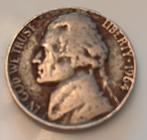 Djefferson Nikkel 1964., Postzegels en Munten, Munten | Amerika, Ophalen of Verzenden, Noord-Amerika