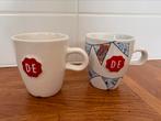 2 douwe egberts espresso mokjes, Ophalen, Zo goed als nieuw, Overige stijlen, Kop(pen) en/of Schotel(s)