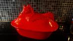 KIPLEKKER! Leuke rood stenen stoofschaal, Huis en Inrichting, Keuken | Potten en Pannen, Ophalen, Nieuw, Overige materialen, Overige typen