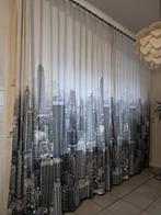 Gordijnen American skyline. (2 sets / 4 stuks), Huis en Inrichting, Ophalen of Verzenden, Zo goed als nieuw, 200 cm of meer, 200 cm of meer