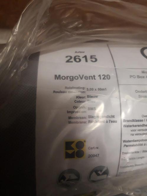 Morgovent 120 spinvlies folie 300x0.2mm 50 meter., Doe-het-zelf en Verbouw, Zeil en Folie, Nieuw, Folie, 15 m² of meer, Ophalen
