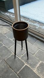 Staande plantenbak,  ZGAN,, Ophalen, Zo goed als nieuw, Rond, Metaal