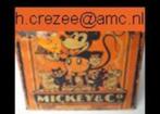 gezocht doos speculoos Mickey Mouse & Co Theo de Jonck Dirks, Verpakking, Gebruikt, Ophalen of Verzenden