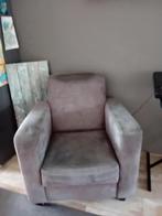 Bruine/ taupe kleur fauteuil, Huis en Inrichting, Fauteuils, Ophalen of Verzenden, Zo goed als nieuw, 75 tot 100 cm