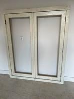 Zwaar meranti kozijn met draairamen, Doe-het-zelf en Verbouw, Kozijnen en Schuifpuien, Raamkozijn, Nieuw, Hout, Ophalen