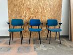 Vintage Friso Kramer Revolt Stoel - Ahrend, Huis en Inrichting, Stoelen, Ophalen, Gebruikt, Drie, Blauw