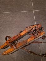 Oude Houten Schaatsen - Nostalgie & Decoratie, Antiek en Kunst, Ophalen of Verzenden