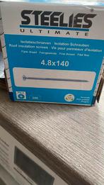 Steelies Ultimate isolatieschroef 4,8x140 trompetkop verzink, Overige materialen, Nieuw, Ophalen of Verzenden, Minder dan 5 m²