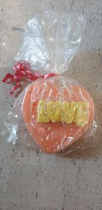 Leuke hartvormige spons met zeep, Ophalen of Verzenden, Nieuw, Bad & Douche