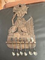 Wajang lepelrek + lepeltjes Indonesië, Antiek en Kunst, Ophalen of Verzenden, Zilver