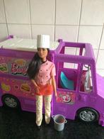 Barbie Foodtruck & You can be anything Chef kok, Ophalen of Verzenden, Zo goed als nieuw, Barbie