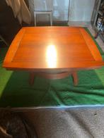 Kersen-eikenhouten salontafel - Vierkant, Huis en Inrichting, Ophalen, Kersenhout, Gebruikt, Vierkant