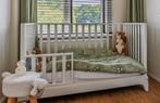 Wit peuterbed in hoogte verstelbaar incl matras, Ophalen, 70 tot 85 cm, Zo goed als nieuw, Minder dan 140 cm