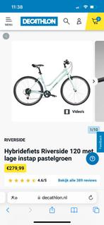 Bijna Nieuwe Decathlon Fiets met Handremmen Riverside 120, Fietsen en Brommers, Ophalen of Verzenden, Zo goed als nieuw