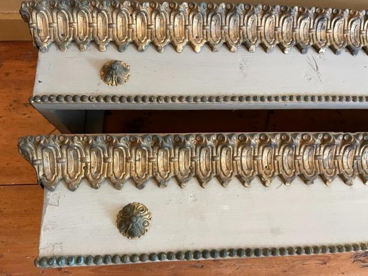 19e eeuwse Koof Gordijnkoof Wandrek Bedkoof Raamkoof 169cm, Antiek en Kunst, Antiek | Overige Antiek, Ophalen of Verzenden