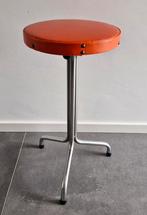 Vintage Brabantia (?) Kruk - Oranje Kunstleer, Ophalen, Overige kleuren, Eén