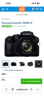 Panasonic Lumix DC-FZ82 - Weinig gebruikt!, Audio, Tv en Foto, Fotocamera's Digitaal, Ophalen, Compact, Zo goed als nieuw, Overige Merken