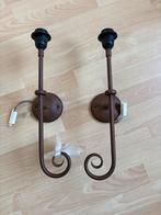 Vintage Wandlamp - Smeedijzer look, Huis en Inrichting, Lampen | Wandlampen, Ophalen of Verzenden, Zo goed als nieuw, Metaal