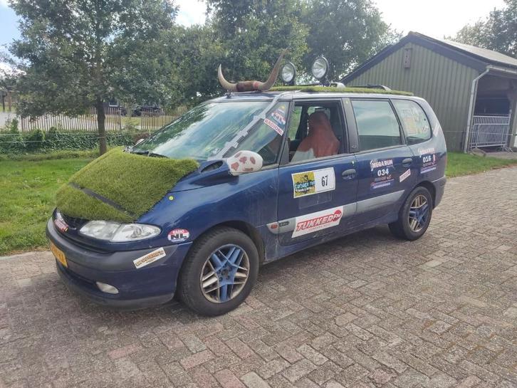Twee persoons carbage run Renault Espace APK tot JUNI 2026!, Auto's, Renault, Particulier, Espace, Benzine, MPV, Handgeschakeld